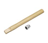 sourcing map Wood Sledge Hammer Handle 13.8" Hammer Wooden Replacement Handles with Round Wedges for 2lb Round Octagonal Head Decking Framing Carpentry Construction DIY Sledge Axe Tools