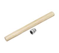 sourcing map Wood Sledge Hammer Handle 14.6" Hammer Wooden Handles | with Round Wedges for 4lb Round Octagonal Head Decking Framing Carpentry Construction DIY Sledge Axe Tools