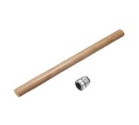 sourcing map Wood Sledge Hammer Handle 23.6" Hammer Wooden Replacement Handles with Round Wedges for 6lb Round Octagonal Head Decking Framing Carpentry Construction DIY Sledge Axe Tools