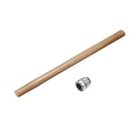 sourcing map Wood Sledge Hammer Handle 27.6" Hammer Wooden Replacement Handles with Round Wedges for 6lb Round Octagonal Head Decking Framing Carpentry Construction DIY Sledge Axe Tools