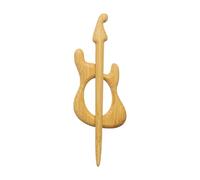 sourcing map Wooden Brooch Pin, Violin Shape Shawl Pins Vintage Sweater Clip Cute Wooden Animal Pin Brooch for Women Lady Girls Scarf Badge Decor