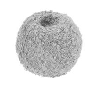 sourcing map Wool Acrylic Fancy Loop Yarn, 1-Ply Wool Roving Luxurious and Soft Yarn Fiber Curly Hair Coils Felt for Hand Knitting Crocheting (50 Grams, Grey)