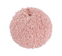 sourcing map Wool Acrylic Fancy Loop Yarn, 1-Ply Wool Roving Luxurious and Soft Yarn Fiber Curly Hair Coils Felt for Hand Knitting Crocheting (50 Grams, Deep Pink)