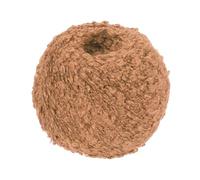 sourcing map Wool Acrylic Fancy Loop Yarn, 1-Ply Wool Roving Luxurious and Soft Yarn Fiber Curly Hair Coils Felt for Hand Knitting Crocheting (50 Grams, Brown)