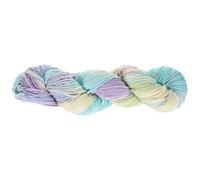 sourcing map Wool Yarn, 4-Ply Wool Roving Luxurious and Soft Yarn Hand Dyed Yarn Fiber for Hand Knitting Crocheting, 100 Grams, 295 Yard (Gradient Green-Blue-Purple)