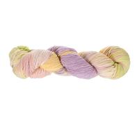 sourcing map Wool Yarn, 4-Ply Wool Roving Luxurious and Soft Yarn Hand Dyed Yarn Fiber for Hand Knitting Crocheting, 100 Grams, 295 Yard (Gradient Yellow-Green-Purple)