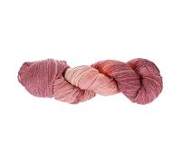 sourcing map Wool Yarn, 4-Ply Wool Roving Luxurious and Soft Yarn Hand Dyed Yarn Fiber for Hand Knitting Crocheting, 100 Grams, 295 Yard (Gradient Purple-Pink-Orange)