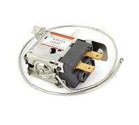 sourcing map WPF22A 2 Pin 90cm Metal Cord Freezer Fridge Refrigerator Thermostat