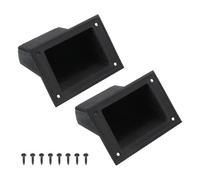 sourcing map XRZ13081 Recessed Speaker Handle 130mm x 81mm Grasp Holder Replacement Speaker Cabinet Box Handles 2 Pcs