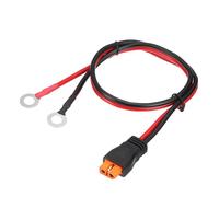 sourcing map XT60i to O Ring Terminal Cable, 12AWG 1.6FT 300V XT60i Female to O Ring Eyelet Terminal Plug Connector for Lithium Batteries Solar Power Systems FPV Racing Drones