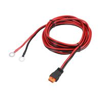 sourcing map XT60i to O Ring Terminal Cable, 12AWG 10FT 300V XT60i Female to O Ring Eyelet Terminal Plug Connector for Lithium Batteries Solar Power Systems FPV Racing Drones