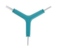sourcing map Y-Shaped 3 Way Bike Hex Wrench 2.5/3/4mm Y-Type Internal Hexagon Wrench Kit All-in-One Multi Portable Biking Torque Spanner for Bicycle Cycling Repair Hardware Tools, Blue