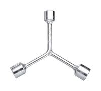 sourcing map Y-Shaped 3 Way Socket Wrench 14mm 17mm 19mm Y-Type 6-Point Hexagon Spanner Hex Wrench Torque Spanner Socket for Car Motorcycle Repair Hardware Tools