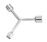 sourcing map Y Type 3 Way Hex Socket Wrench, 13mm 16mm 18mm Combination Repair Spanner Tool, 3-inch