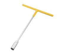 sourcing map Yellow Rubber Coated T Handle 14mm Hex Hexagon Socket Wrench Spanner Tool