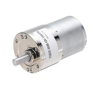 sourcing map ZGB37-3530 DC 12V 150RPM Micro Motor High-Speed Geared Motor for DIY RC Cars Remote Control Shaft 6mm Diameter