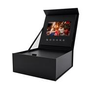 Sourcingbay Video Gift Box | 5" HD IPS Screen | 4GB Storage | Auto-Play Magnetic Lid | Hidden Surprise Compartment | Rechargeable Battery | Type-C Charging