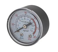 Sourcingmap 0-180 PSI 1/8BSP Male Compressor Air Pressure Gauge Black White