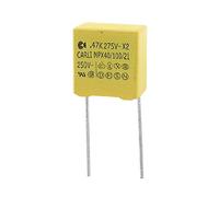 Sourcingmap 0.47uF 250VAC 10% Polypropylene Safety Capacitor X2 10 Pcs