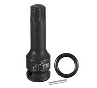Sourcingmap 1/2" Drive x T70 Impact Torx Bit Socket, Metric 3" Length, Cr-Mo Steel