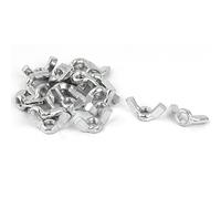 Sourcingmap 1/4"-20 Thread Zinc Plated Wing nut Butterfly Wing Nuts (Pack of 20)
