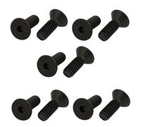 Sourcingmap 1/4-20 x 3/4" Alloy Steel Flat Head Hex Socket Cap Screw 10pcs