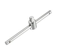 Sourcingmap 1/4 Inch Drive Sliding Wrench Breaker Bar Adjustable T-Handle Socket Hand Tool