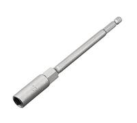 Sourcingmap 1/4" Quick-Change Hex Shank 10mm Nut Setter Driver Drill Bit, 150mm Length, Metric No-Magnetic