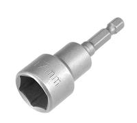 Sourcingmap 1/4" Quick-Change Hex Shank 17mm Magnetic Nut Setter Driver Drill Bit, 65mm Length, Metric
