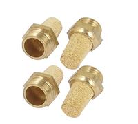 sourcingmap 1/4BSP Thread Pneumatic Air Exhaust Silencer Muffler 4pcs