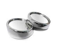 Sourcingmap 1.5" Stick-on Convex Round Blind Spot Mirrors 2 Pcs | Plastic Glass