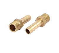 Sourcingmap 1/8BSP Male Thread 6mm Hose Barb Tube Fitting Coupler Connector Adapter 6pcs