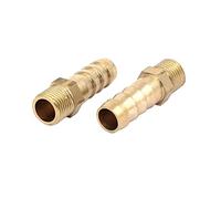 Sourcingmap 1/8BSP Male Thread 8mm Hose Barb Tube Fitting Coupler Connector Adapter 6pcs