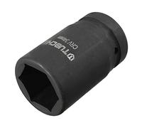 Sourcingmap 1-Inch Drive by 34mm Deep Impact Socket, 6-Point, Cr-V, Metric