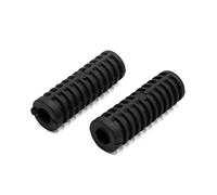 sourcingmap 1 Pair 15mm Rubber Nonslip Footrest Pedal Foot Peg Cover Shell