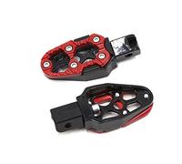 sourcingmap 1 Pair 8mm Metal Motorcycle Rearsets Rear Set Footrest Footpeg Red
