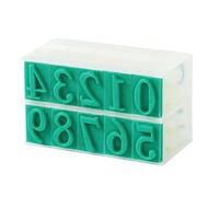 sourcingmap 1 Set Character 0-9 Digits Stamp, Detachable Number Stamps, Custom Combination Number Stamp
