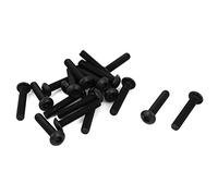 Sourcingmap #10-32 x 1" UNF 10.9 Alloy Steel Hex Socket Button Head Screws 20 Pcs