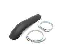 sourcingmap 10.6 Inch Motorcycle Exhaust Muffler Pipe Heat Shield Cover Black