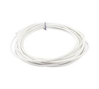 Sourcingmap 10 Meter/32.8ft 2mm2 230C Flexible Silicone High Temperature Braided Wire Cable White
