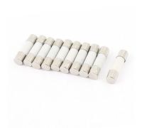 Sourcingmap 10 Pcs 250V 25A F25A Fast Blow Ceramic Fuses Tubes 5mm x 20mm