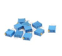 Sourcingmap 10 Pcs 3296W 2K ohm Multiturn Potentiometer Pot Variable Resistor