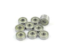 Sourcingmap 10 Pcs 625ZZ 5mm x 16mm x 5mm Shielded Deep Groove Radial Ball Bearing