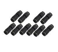 Sourcingmap 10 Pcs Air Pneumatic 4mm to 4mm Straight Push in Connectors Fitting