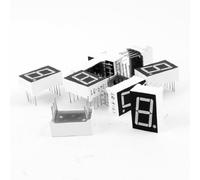Sourcingmap 10 Pcs Common Cathode 10-Pin 1 Bit 7 Segment 0.56" Red LED Display Digital Tube