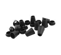 Sourcingmap 10 Pcs Detachable Cap Plastic Cord Lock Stopper End Black