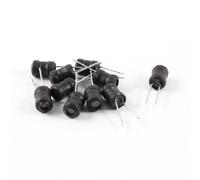 sourcingmap 10 Pcs Magnetic Core 20MH Radial Leads 6x8 6mm x 8mm Inductors