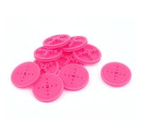 Sourcingmap 10 Pcs Plastic 36mm Diameter D Shape Shaft Hole DIY Gear Band Pulley Red