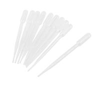 sourcingmap 10 Pcs Plastic Disposable Pipettes 1ml, Clear Graduated Transfer Pipettes, 140mm Length, Liquid Dropper for Ear Eye Essential Oils Alcohol Paint Lab