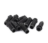 Sourcingmap 10 Pcs Strain Relief Cord Boot Protector Cable Sleeve Hose 39x11x7.5mm